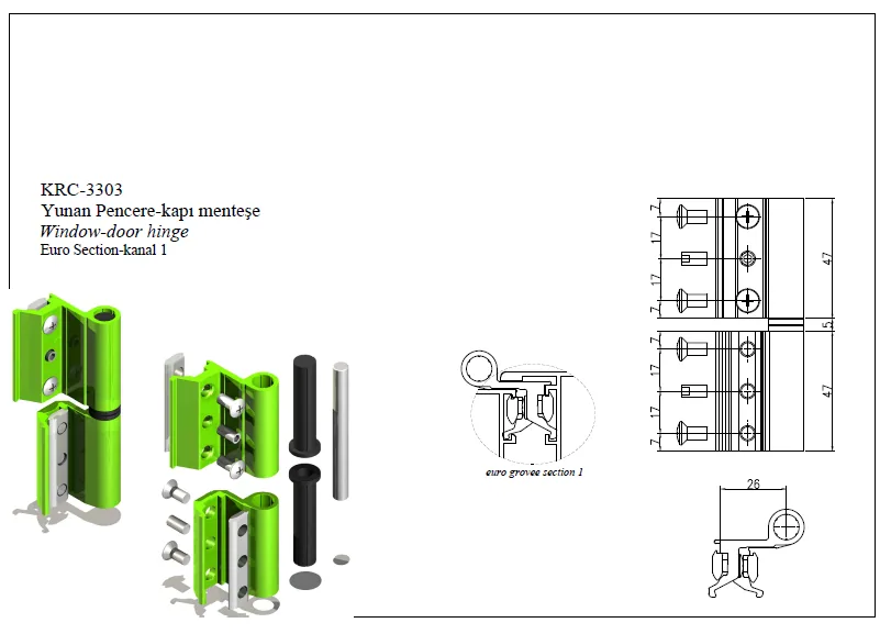 Double Greek Hinge