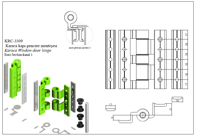 Karaca Door Hinge